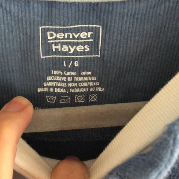 Denver Hayes Men’s Striped size L Tunic - Picture 3 of 7